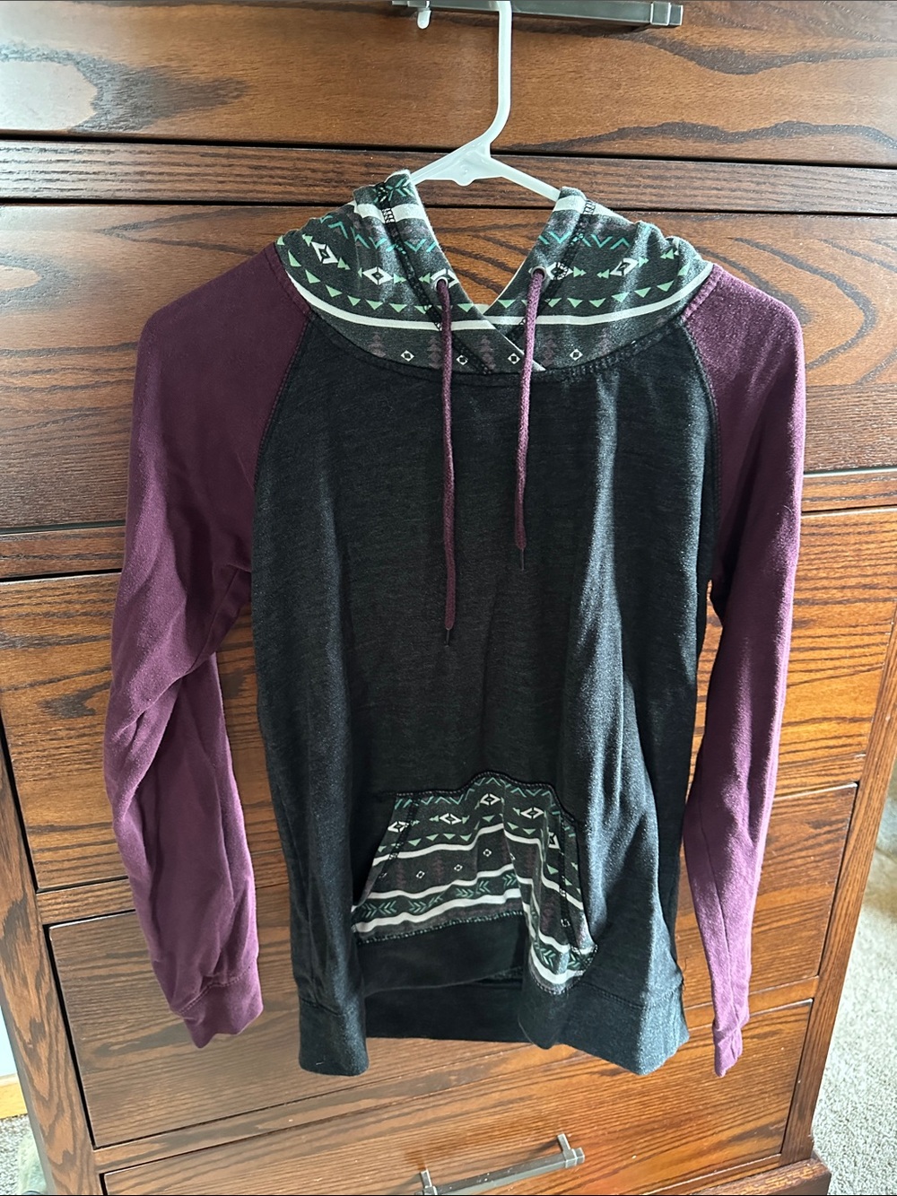 Women's Aztec Hooded Sweatshirt